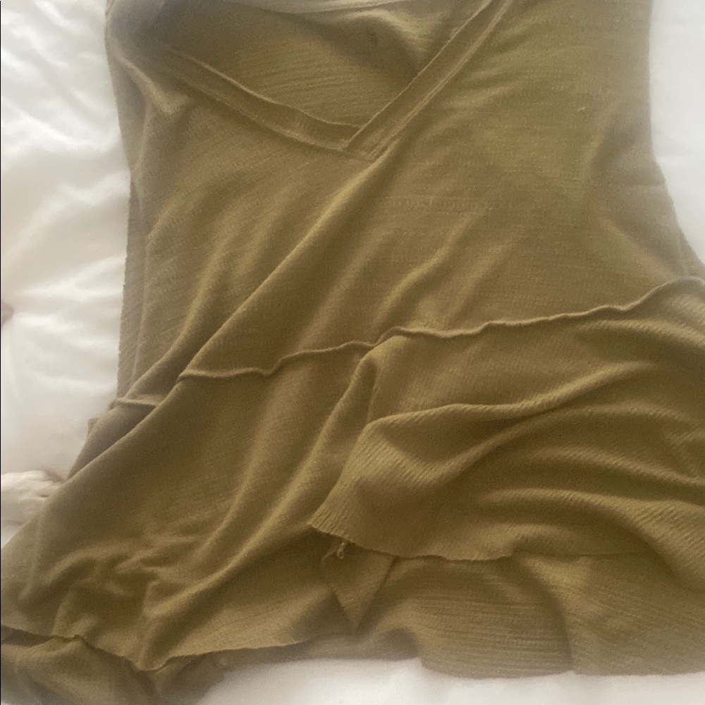 Free People Olive Tank Top